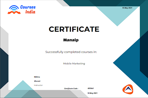 Course Certificate
